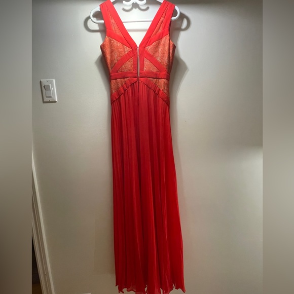 BCBG Max azria red gown bought used on Poshmark. - Picture 4 of 5